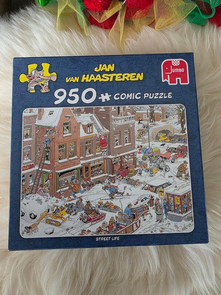 Jan van Haasteren - Street Life - 950 stukjes, Ophalen of Verzenden, 500 t/m 1500 stukjes, Zo goed als nieuw, Legpuzzel