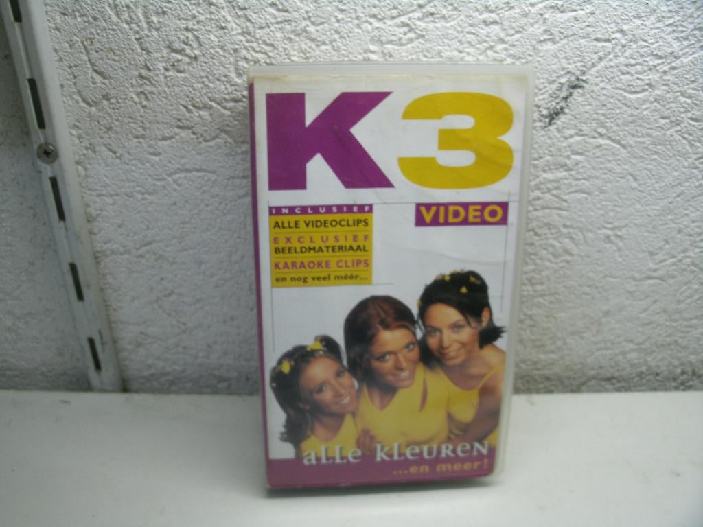 vhs 8a k3 alle kleuren, Alle leeftijden, Kinderprogramma's en -films, Overige typen, Ophalen of Verzenden