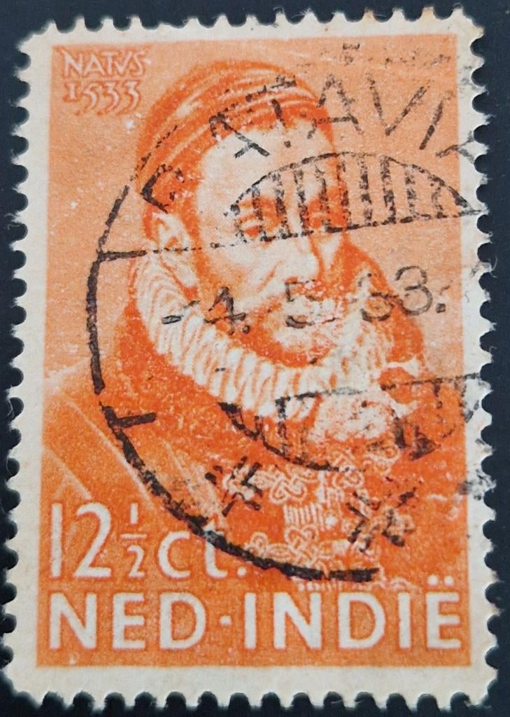 Nederlands Indie 1933 - nvph 180 - Prins Willem I, Postzegels en Munten, Postzegels | Nederlands-Indië en Nieuw-Guinea, Ophalen of Verzenden