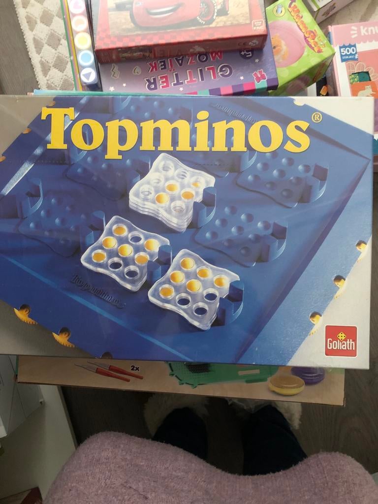 Topminos spel van Goliath, Een of twee spelers, Ophalen of Verzenden, Zo goed als nieuw