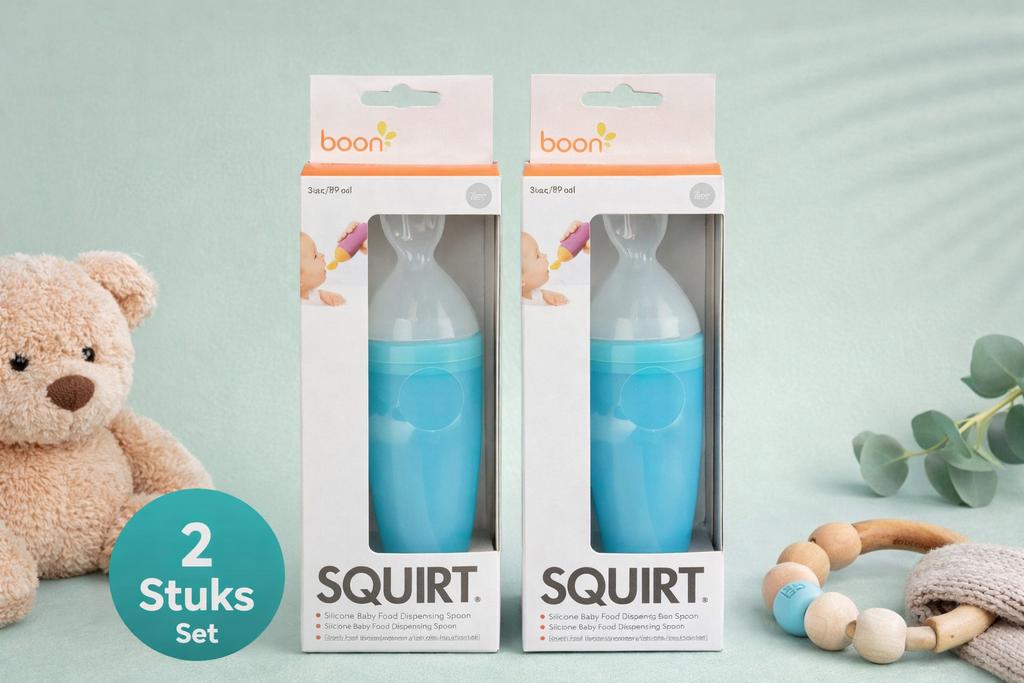 2x Boon Squirt Baby Voedingslepel Nieuw, Ophalen of Verzenden, Nieuw