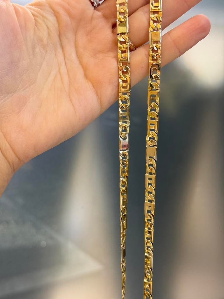 18KT Goud - 62.6 Gram - Ketting - ROLLIE - Herenketting, Ophalen, Nieuw, Goud