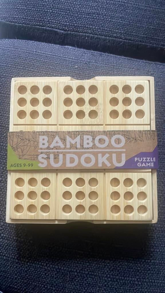 Bamboo sudoku, Ophalen of Verzenden, Minder dan 500 stukjes, Nieuw, Rubik's of 3D-puzzel