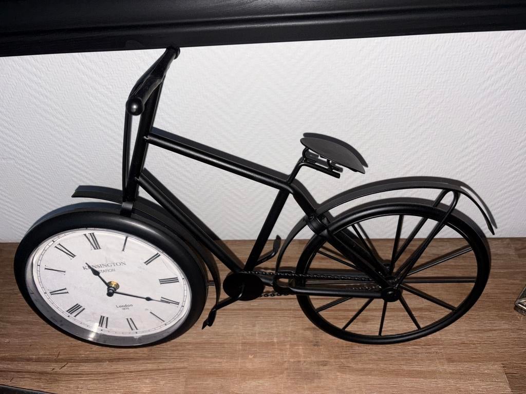 Fiets Klok - Decoratieve Tafelklok, Ophalen, Nieuw, Analoog, Wekker of Tafelklok