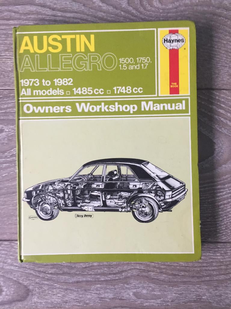 Haynes Manual (vraagbaak) Austin Allegro 1,5 & 1,7 1973-1982, Ophalen of Verzenden