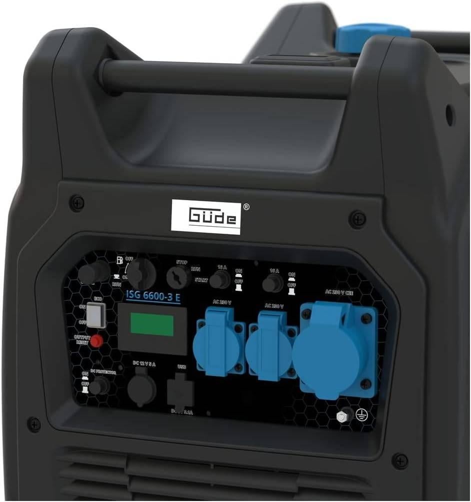 Gude ISG 6600-3E Stille inverter aggregaat 6000 Watt!!, Ophalen, Elektrisch startend, Benzine, Nieuw