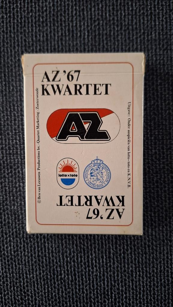 KAARTSPEL WK..AZ..EREDIVISIE, Ophalen of Verzenden, Zo goed als nieuw, Sport