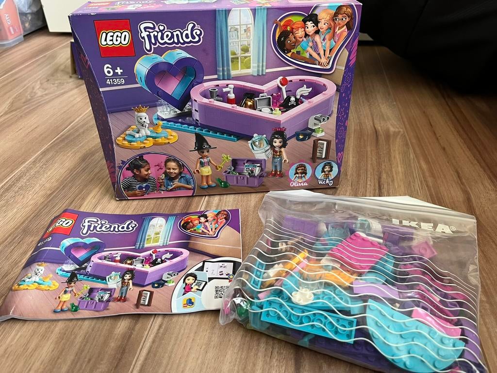 Lego friends 41359 Hartvormige vriendschapspakket compleet, Ophalen of Verzenden, Zo goed als nieuw