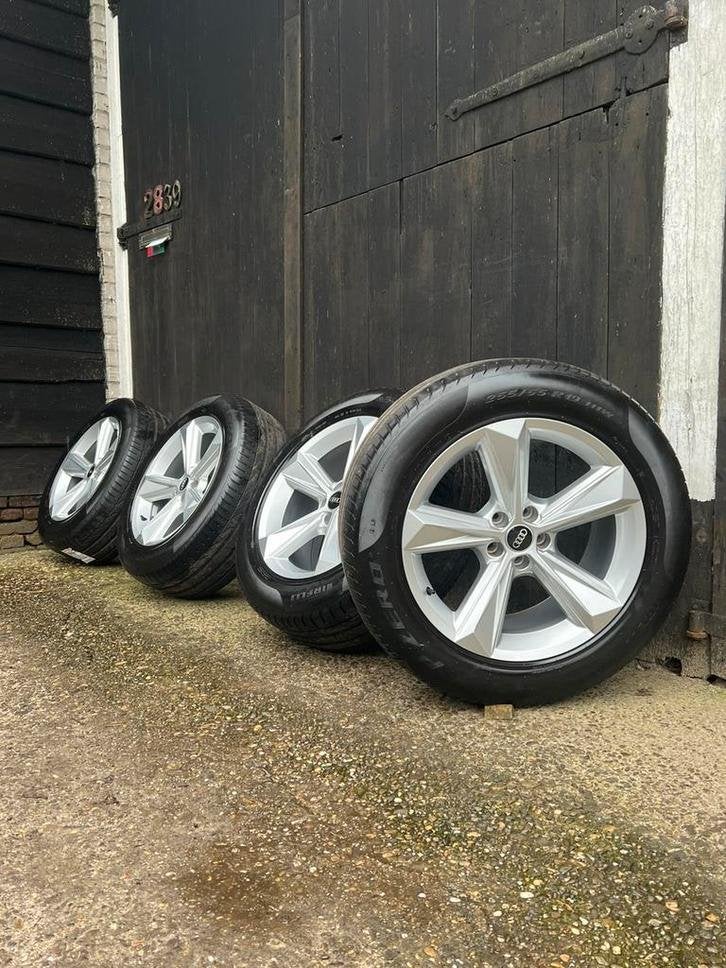 Originele Audi Q7 Q8 Q5 Velgen 19? 5x112 pirelli zomerset, Gebruikt, 255 mm, Verzenden, Banden en Velgen