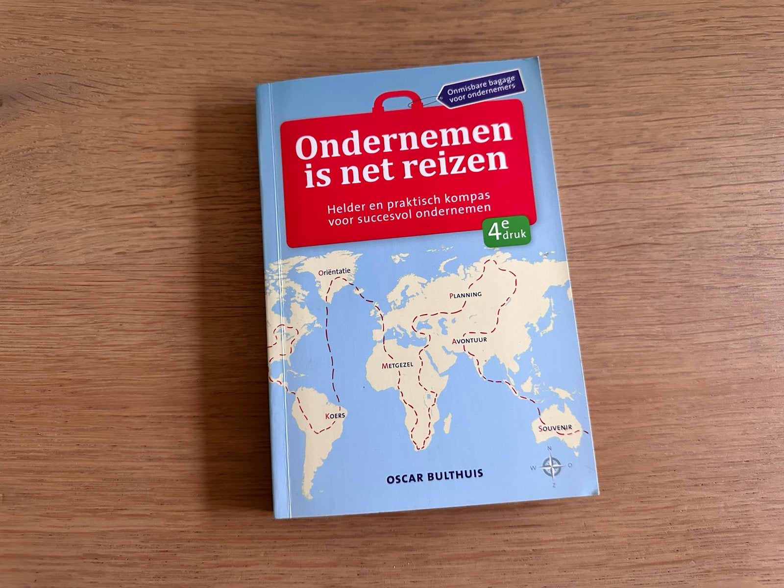 Ondernemen is net reizen - Oscar Bulthuis, Ophalen of Verzenden, Zo goed als nieuw, Management