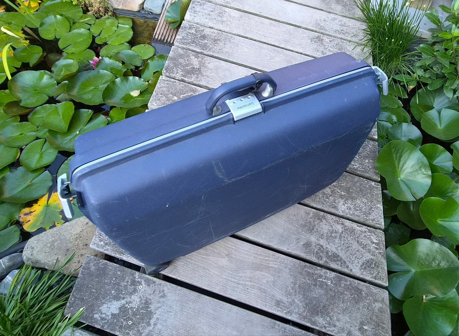 Samsonite Koffer 70cm - 100% in orde, Wieltjes, 20 tot 30 cm, Blauw, Ophalen of Verzenden