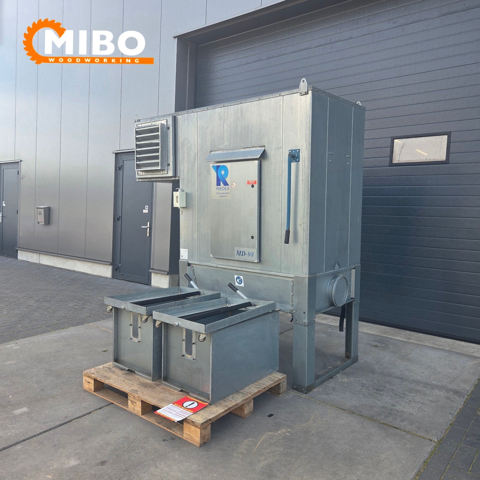 RIEDEX Afzuiging 250mm compact model ** Onderdruk