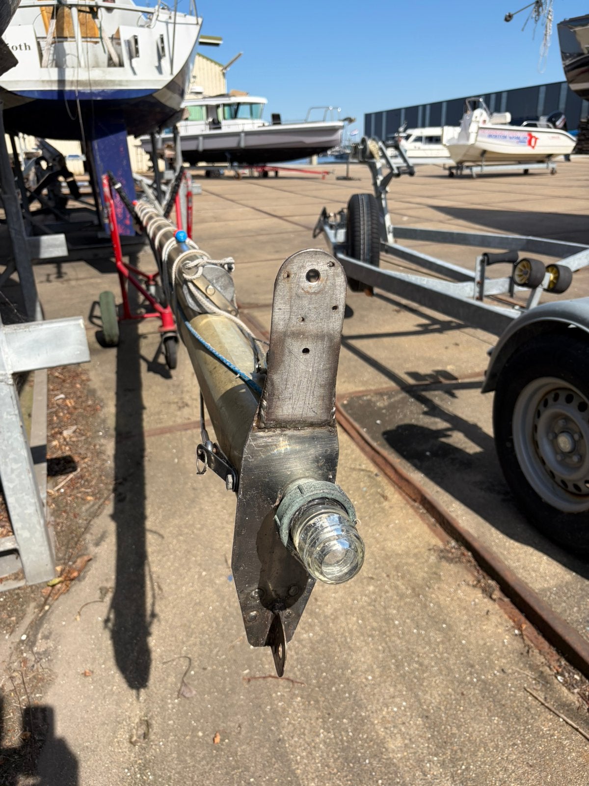 Mast, incl tuigage, Ophalen, Gebruikt