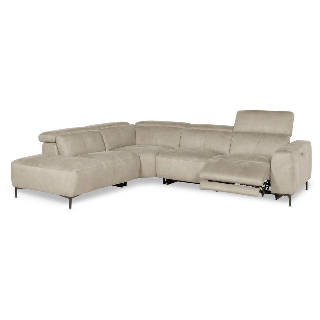 Luxe Nieuwe De Bommel Hoekbank Delano - Elektrisch +usb port, Huis en Inrichting, Banken | Bankstellen, 250 tot 300 cm, Super Luxe