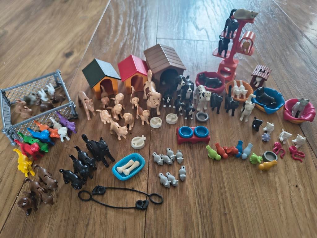 Playmobil dieren; honden, katten, vogels, muizen, konijnen, Kinderen en Baby's, Speelgoed | Playmobil, Ophalen of Verzenden, Zo goed als nieuw