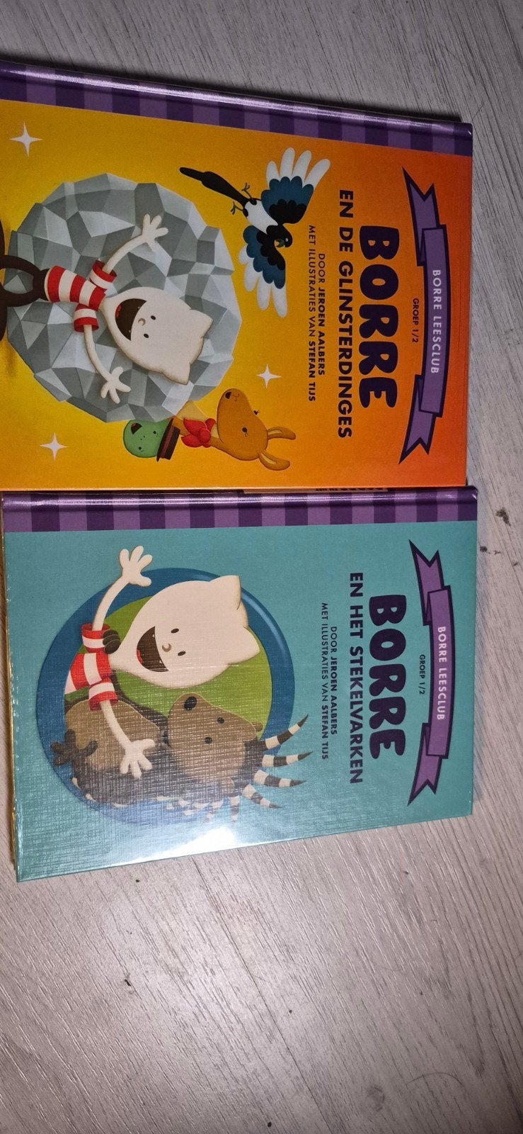 Borre: Borre en de Glinsterdinges & Het Stekelvarken, 5 of 6 jaar, Fictie algemeen, Jongen of Meisje, Ophalen of Verzenden