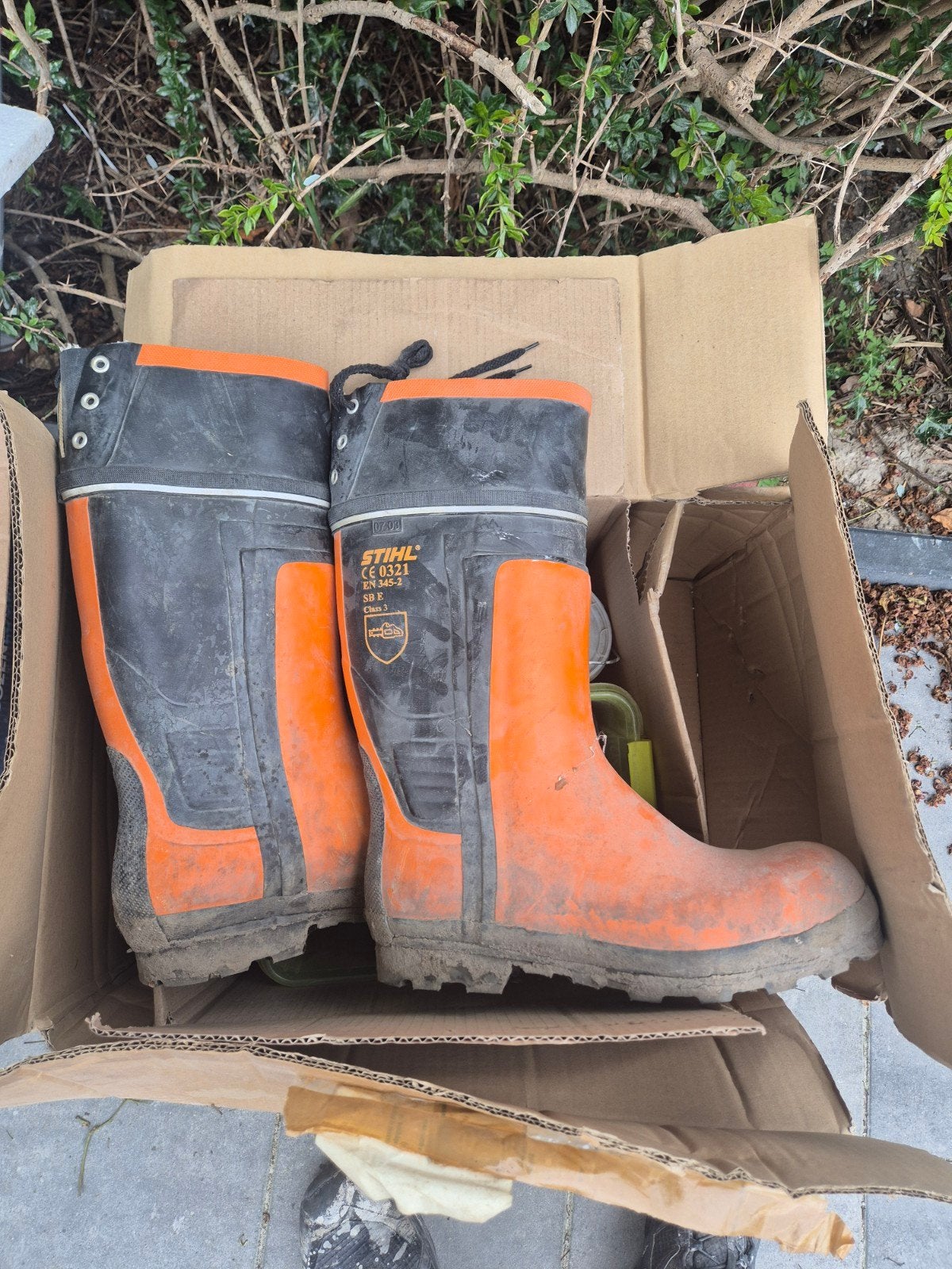 Stihl Zaaglaarzen Maat 47 - Gebruikt, Ophalen of Verzenden, Gebruikt