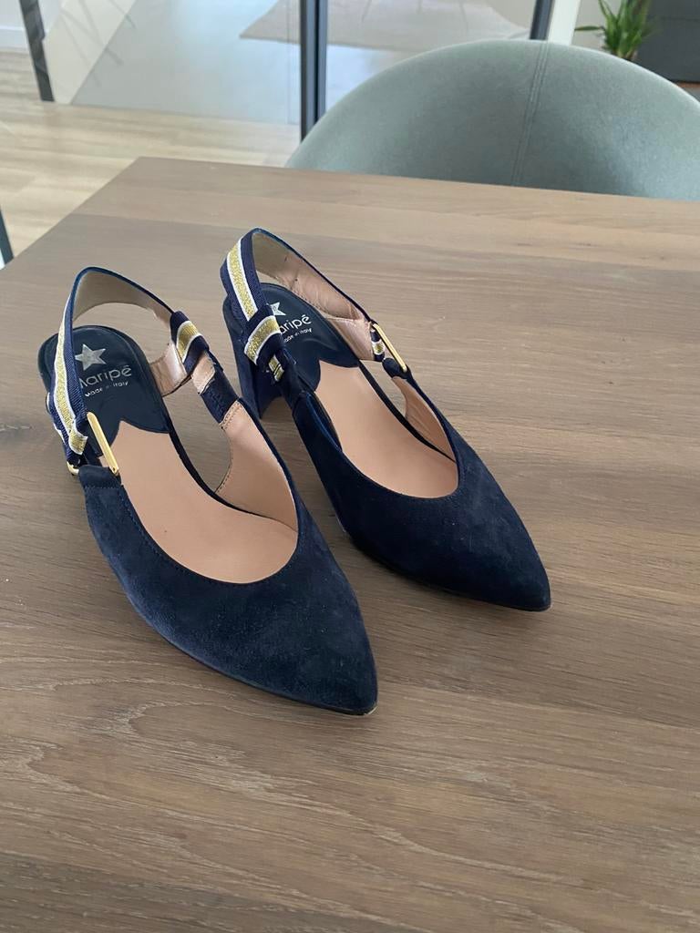 Schoenen dames Maripé, maat 37 navyblauw, Ophalen, Zo goed als nieuw, Sneakers of Gympen