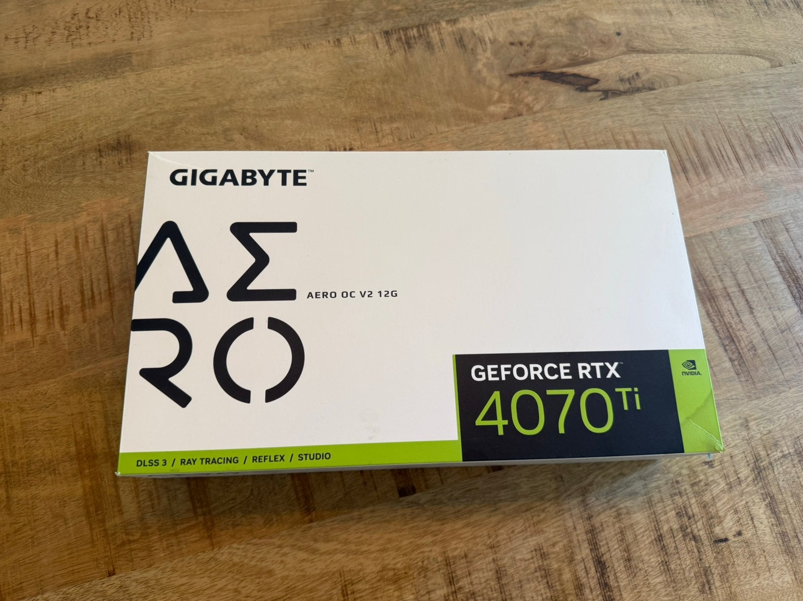Gigabyte Geforce RTX 4070 Ti | Wit | Alleen de doos!, Computers en Software, Videokaarten, Ophalen, GDDR6, Tv-Out, Zo goed als nieuw