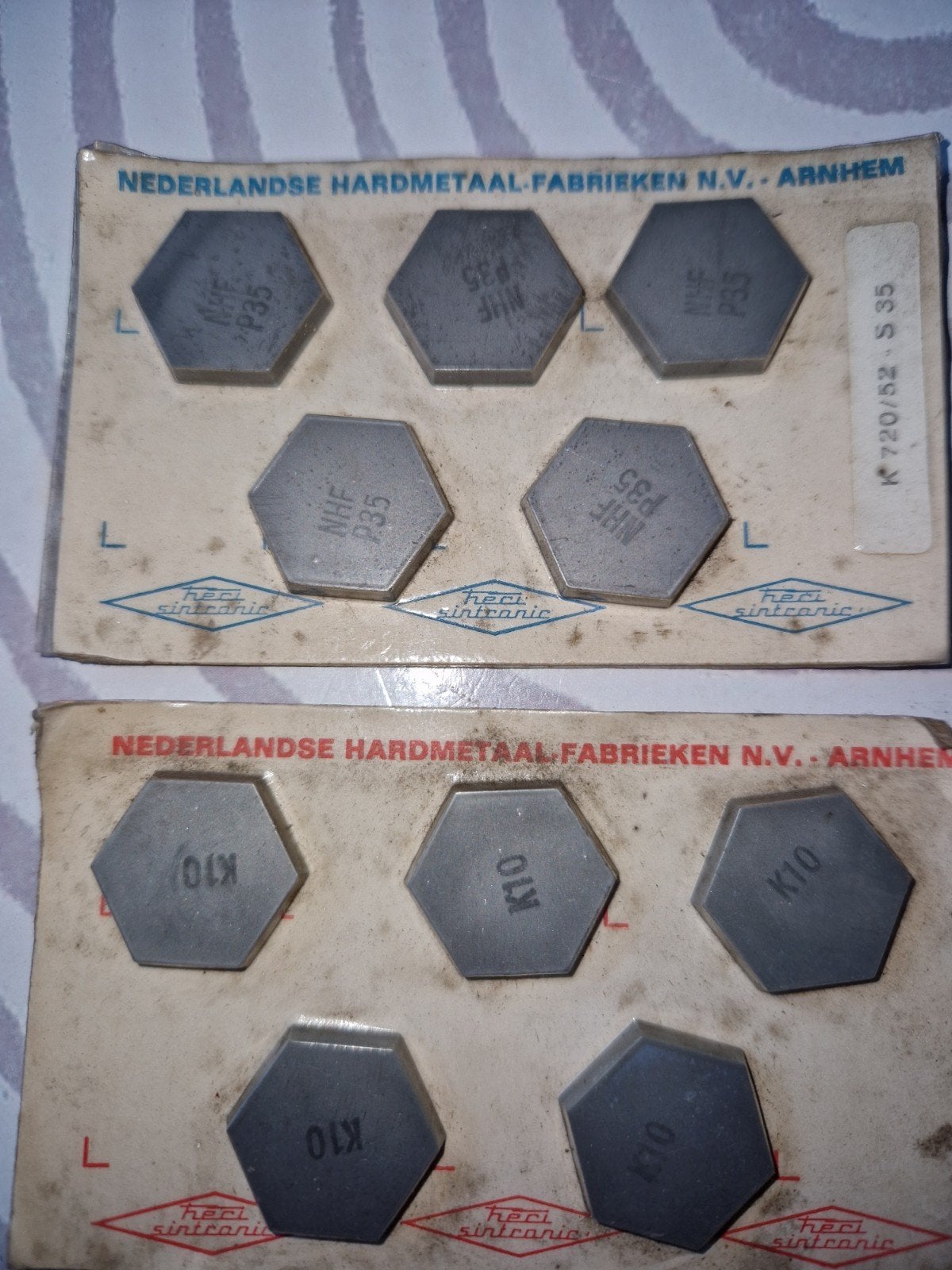 wisselplaatjes 50 stuks, Ophalen of Verzenden, Nieuw, Metaaldraaibank
