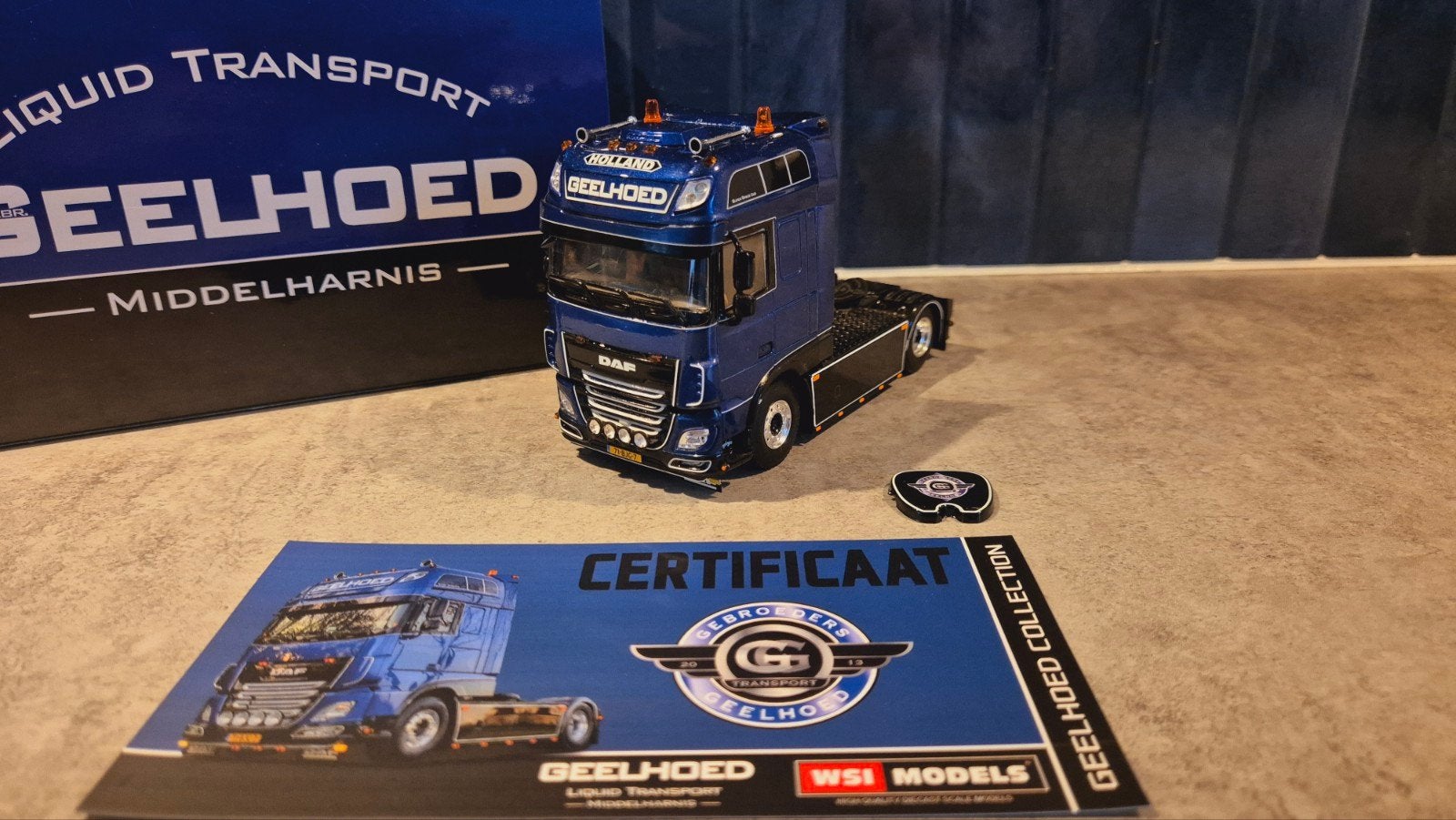 WSI GEELHOED Daf XF Super Space Cab 4x2, Ophalen of Verzenden, Nieuw, Bus of Vrachtwagen, Wsi