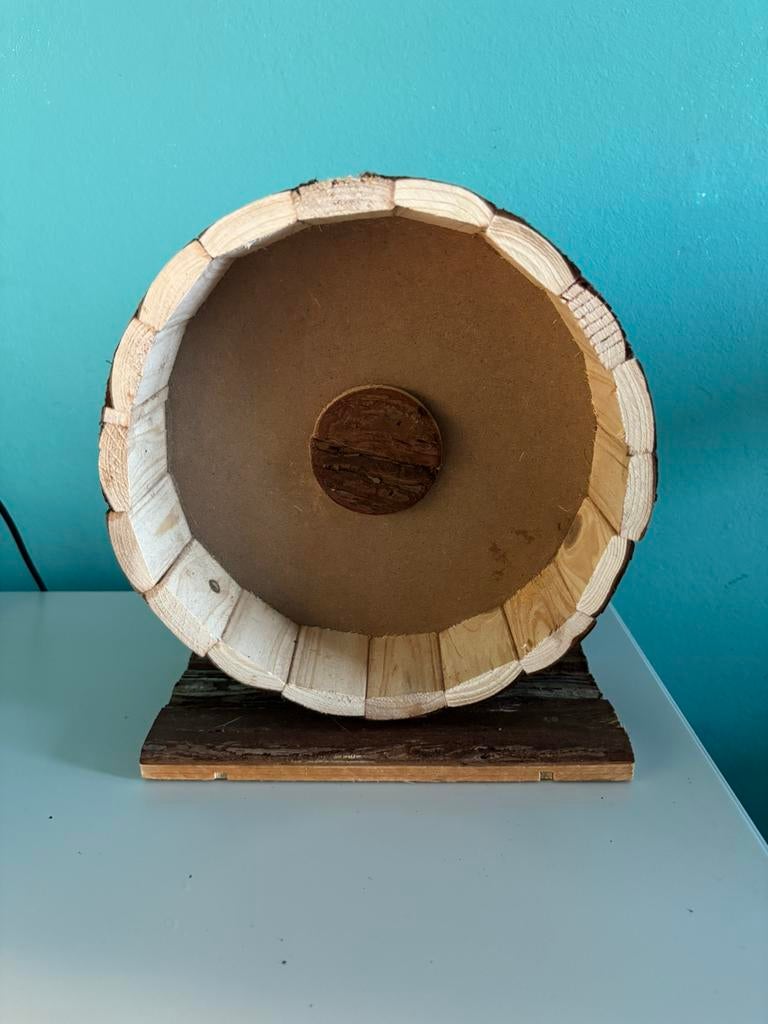 Houten loopwiel dwerghamster, Dieren en Toebehoren, Ophalen of Verzenden, Nieuw, Loopwiel of Rad
