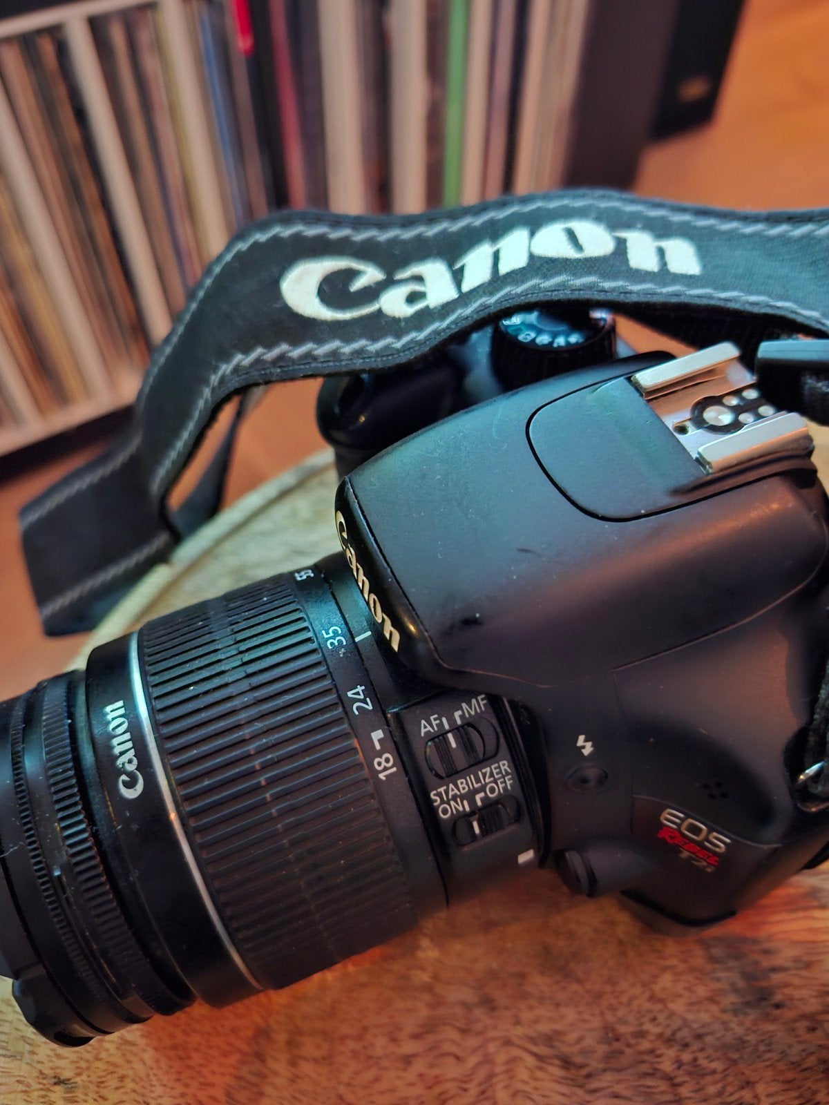 complete foto camera set canon eos, Ophalen, Gebruikt, Canon, Geen optische zoom