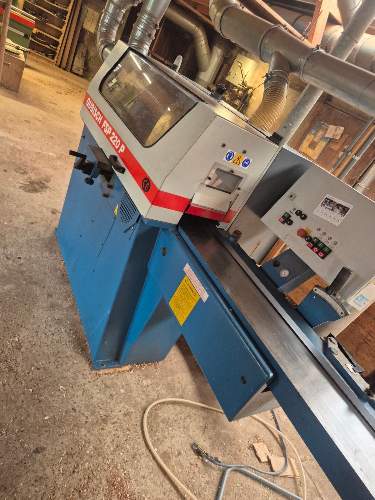 gubisch 4 zijdige geremd met snelwisselmessen 1ste eigenaar, Doe-het-zelf en Verbouw, Schaafmachines, Ophalen of Verzenden