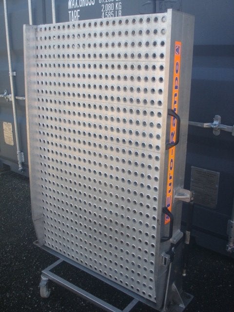 Oprijplaat Euro Rampe AMF Bruns 280cm x 100cm, Ophalen of Verzenden, Gebruikt