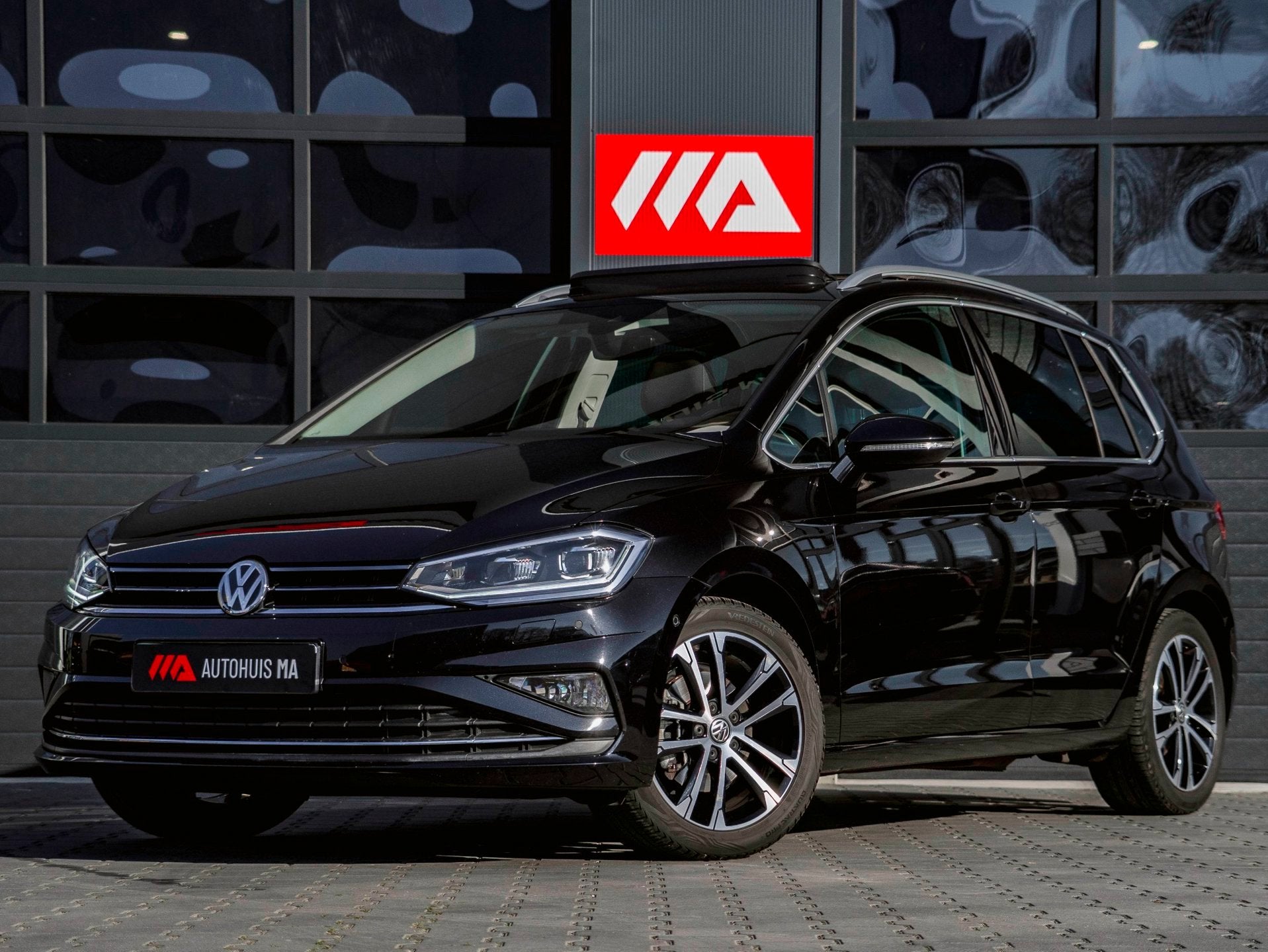 Volkswagen Golf Sportsvan 1.5 TSI ACT Highline Edition 1jr G, Auto's, 4 cilinders, Alcantara, Zwart, Golf Sportsvan
