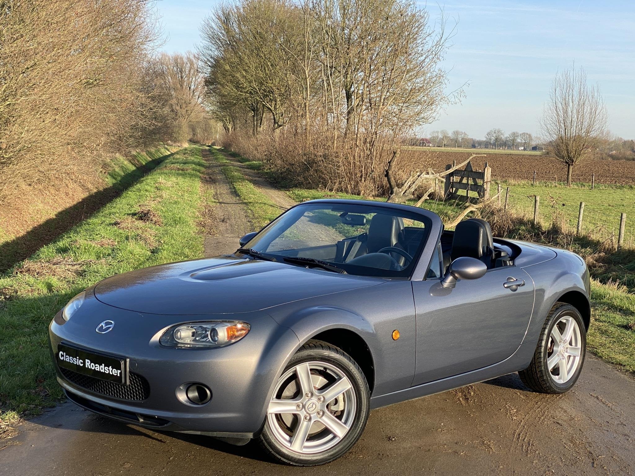 Mazda MX-5 NC 1.8 126PK ROADSTER COUPE, LEDER, Gebruikt, Zwart, 4 cilinders, Cabriolet
