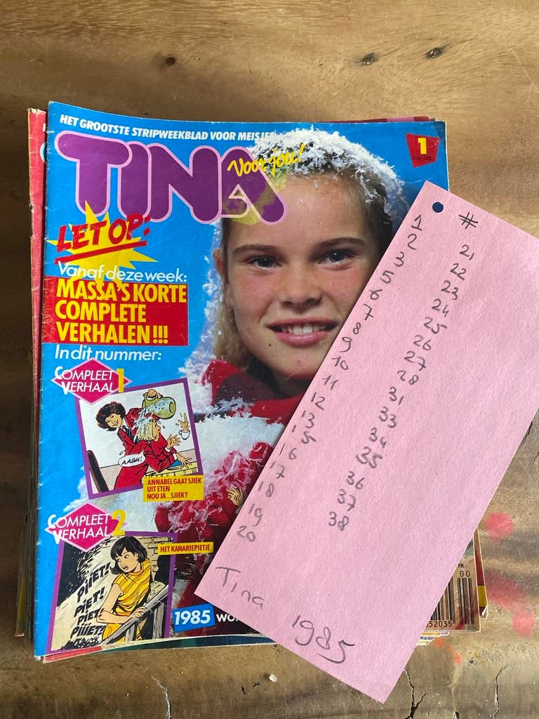 Tina tijdschriften uit 1985, Ophalen of Verzenden, Gelezen, Damesbladen