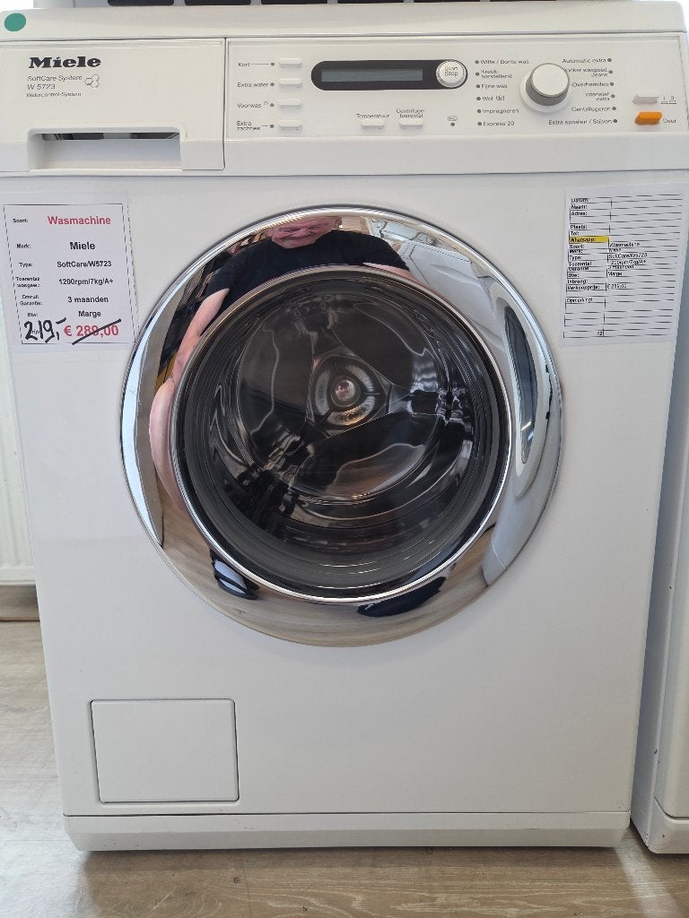 wasmachine - Miele - 7kg - A+ - UITVERKOOP!, Witgoed en Apparatuur, Wasmachines, Refurbished, Voorlader, 6 tot 8 kg, 85 tot 90 cm