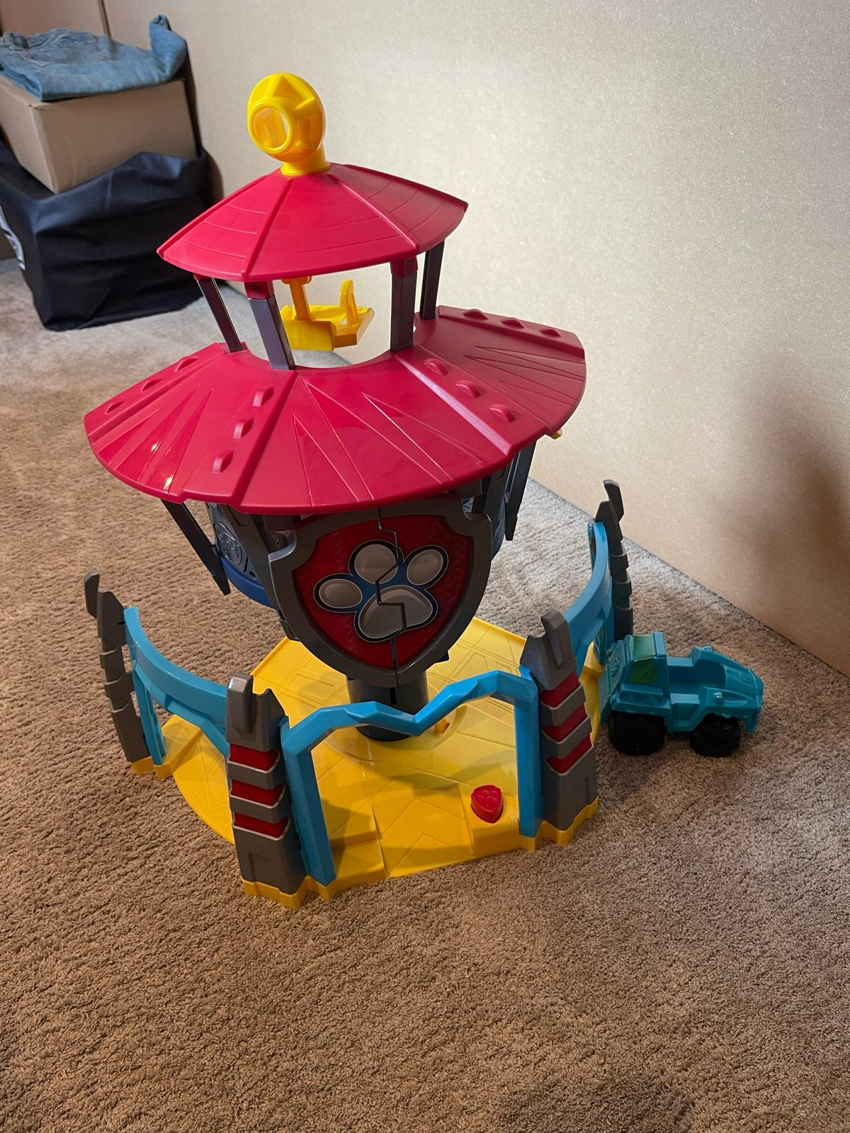 Paw Patrol Uitkijktoren met Voertuig, Ophalen, Zo goed als nieuw, Jongen of Meisje