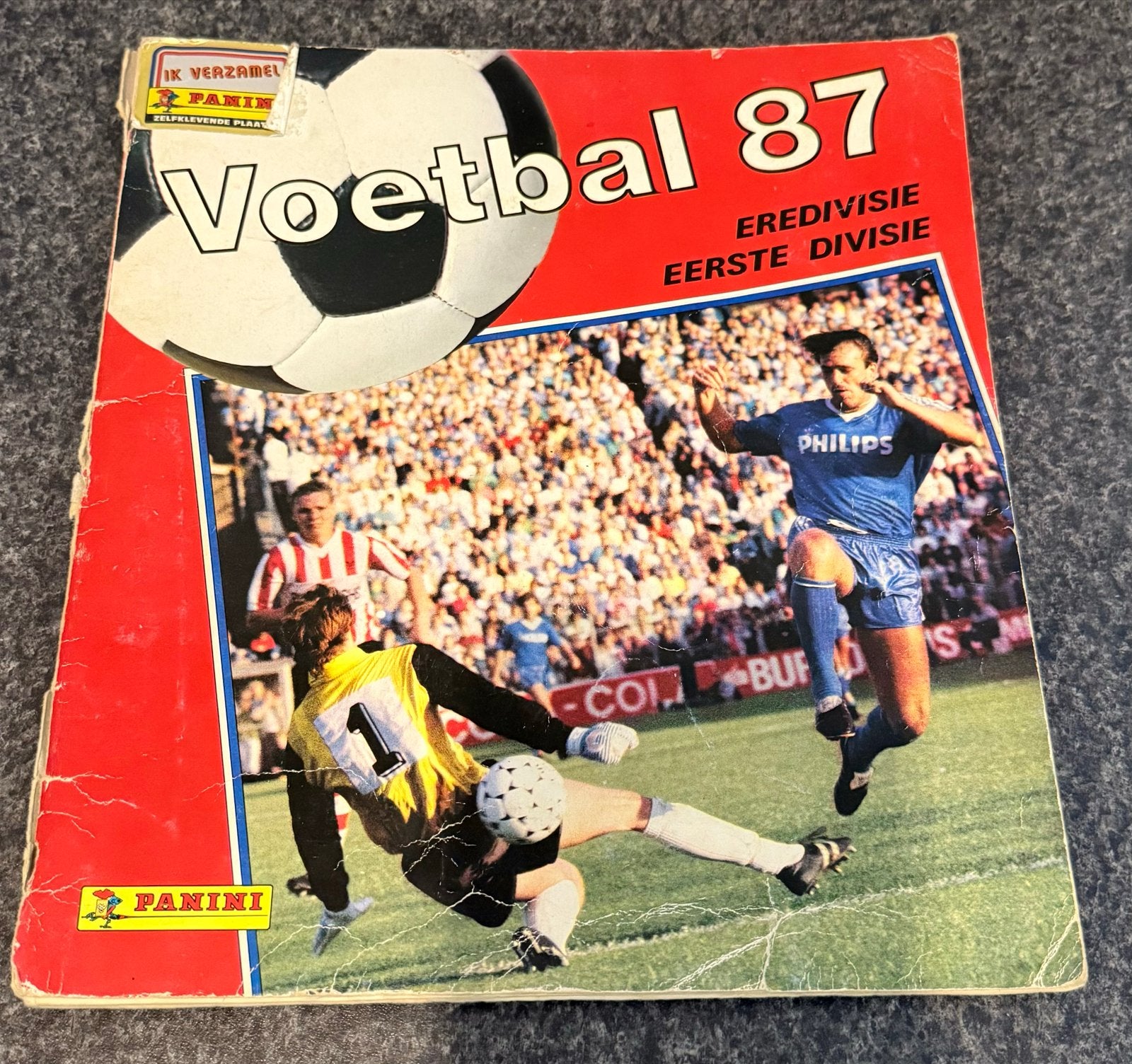 Panini Voetbal 87 Eredivisie Eerste Divisie Stickerboek, Verzamelen, Gebruikt, Ophalen of Verzenden, Panini, Panini