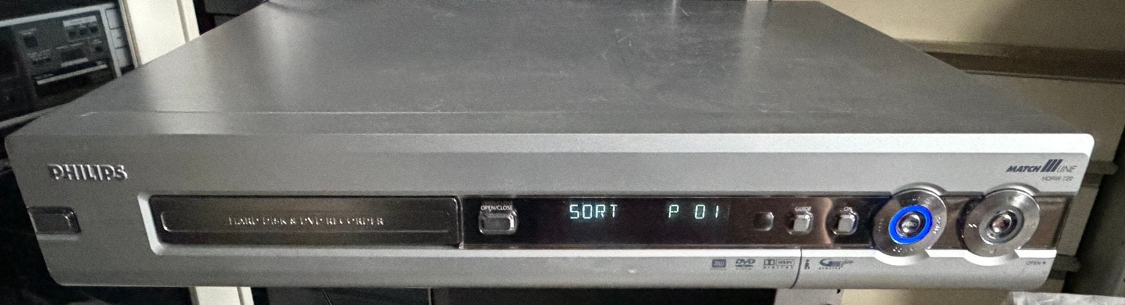 Philips match line hdd recorder, Ophalen of Verzenden, Zo goed als nieuw, Philips