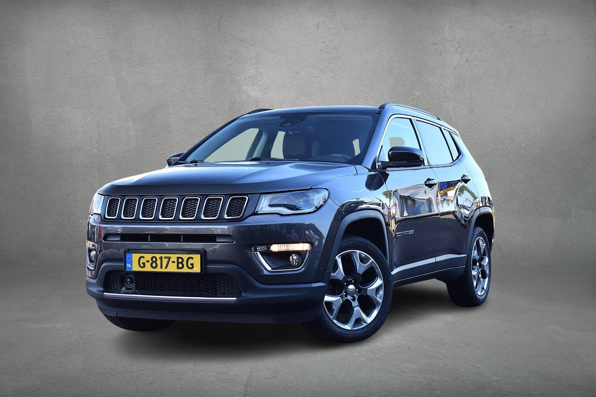 Jeep Compass 1.4 MultiAir Limited | Trekhaak | Leer | Beats, Auto's, 450 kg, Gebruikt, 4 cilinders, Handgeschakeld