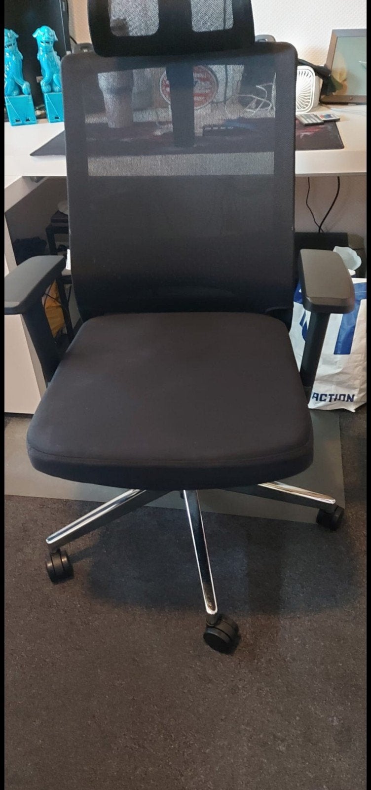 Stane Classic Plus Ergonomische Bureaustoel, Ophalen, Zwart, Zo goed als nieuw, Bureaustoel