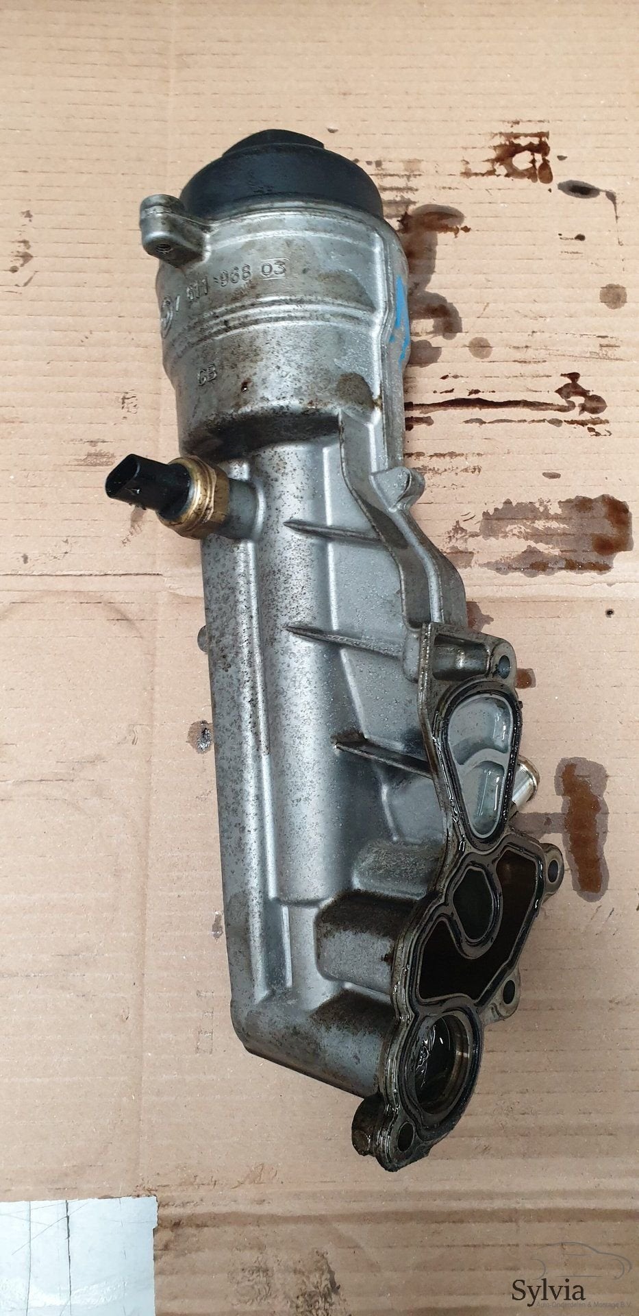Oliefilterhuis voor BMW met motorcode N13 7611968, Gebruikt, -, -, Ophalen of Verzenden