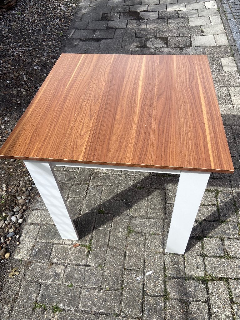 Kleine eettafel, Huis en Inrichting, Ophalen, Gebruikt, Rechthoekig, 50 tot 100 cm