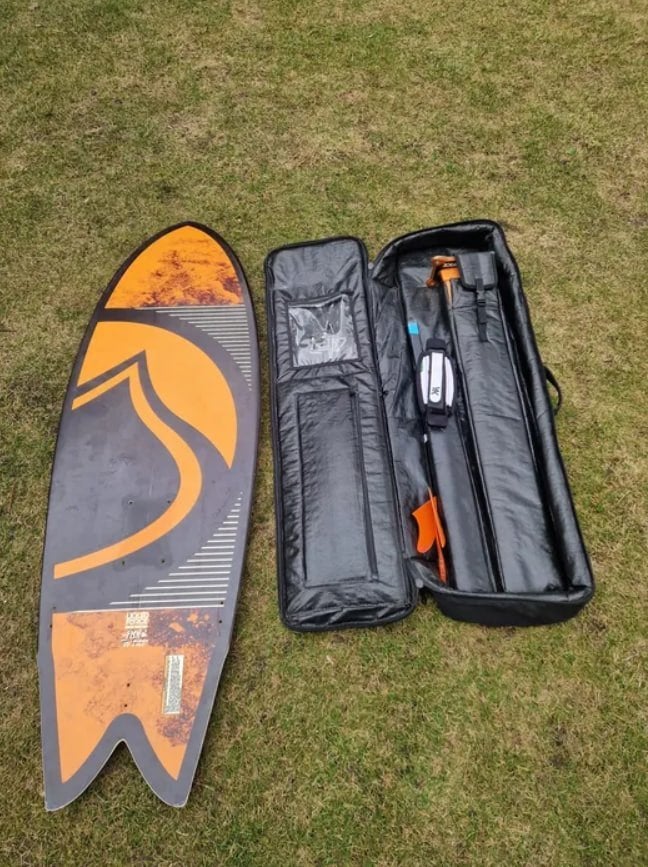 kitesurfplank, Watersport en Boten, Kitesurfen, Geen board, Ophalen of Verzenden, Zo goed als nieuw, Kiteboard