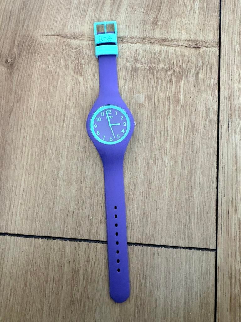 Ice horloge lila/paars, Ophalen of Verzenden, Gebruikt, Paars, Meisje