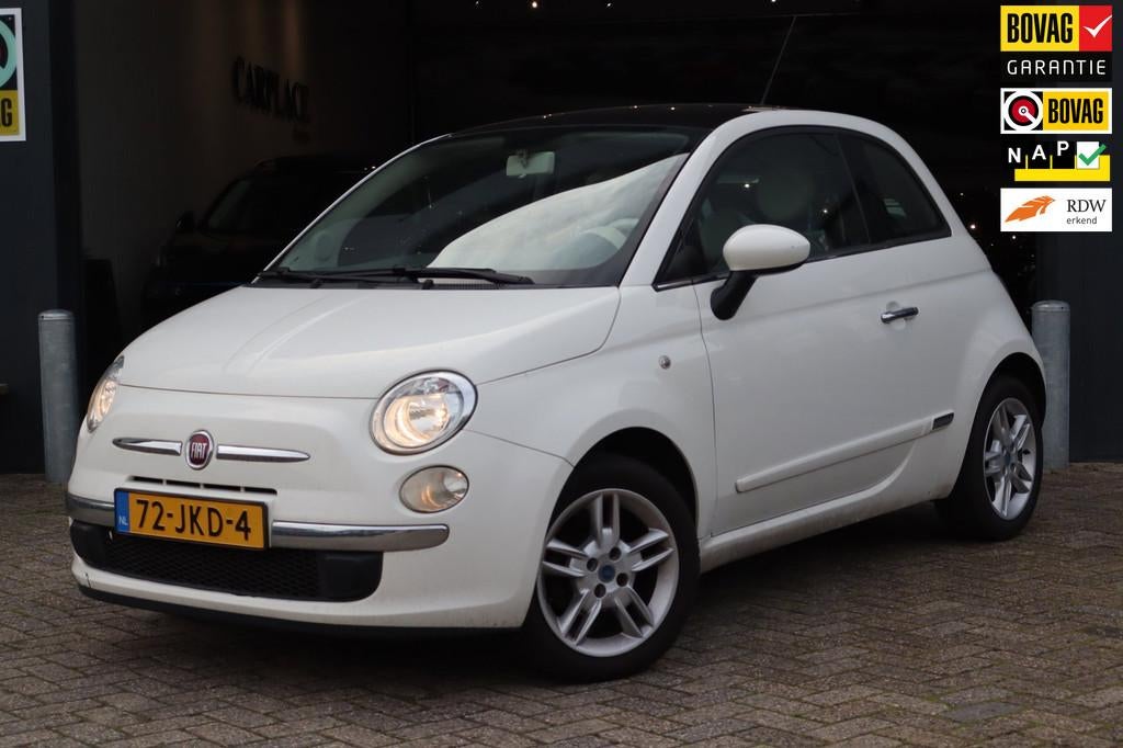 Fiat 500 1.2 Lounge, Auto's, Fiat, Bedrijf, Te koop, ABS, Airbags, Airconditioning, Bluetooth, Elektrische buitenspiegels, Elektrische ramen