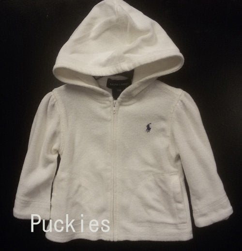 Maat 86 / 24M * Wit Ralph Lauren vestje NIEUW (5602) a, Nieuw, Ophalen of Verzenden, Ralph Lauren, Truitje of Vestje