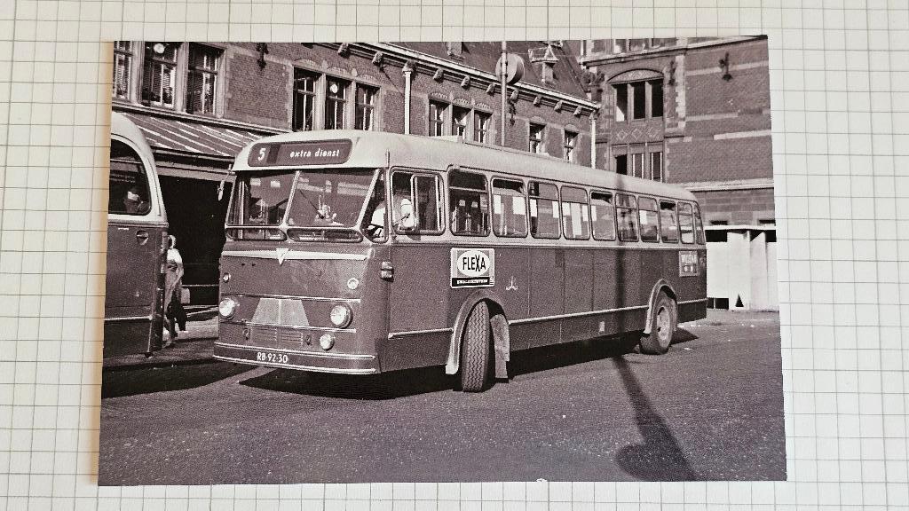 Foto BUS GVB Amsterdam 100 Centraal Station, Verzenden, Gebruikt, Bus of Metro, Overige typen