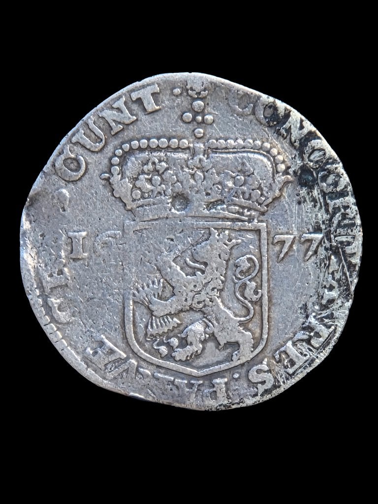 Zilveren Dukaat Dukaat Zeeland 1677, Vóór koninkrijk, Zilver, Losse munt, Overige waardes