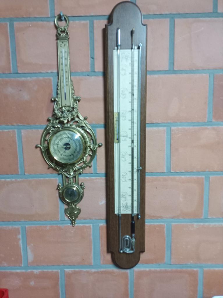 2 mooie oude barometers 50,00, Ophalen of Verzenden