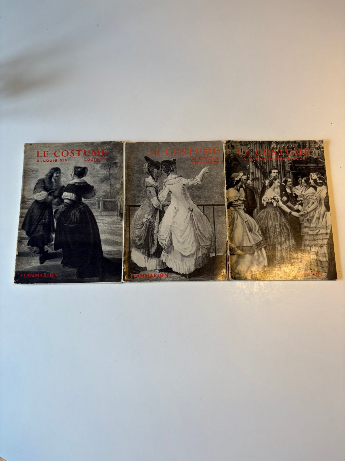 3 antieke Franse modeboeken Le Costume 1931| Jacques Ruppert, Ophalen of Verzenden