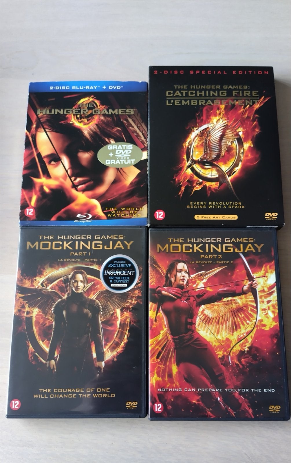 The Hunger Games - Complete DVD Serie (4 films), Engels, Speciale editie, Nederlands, Actiethriller