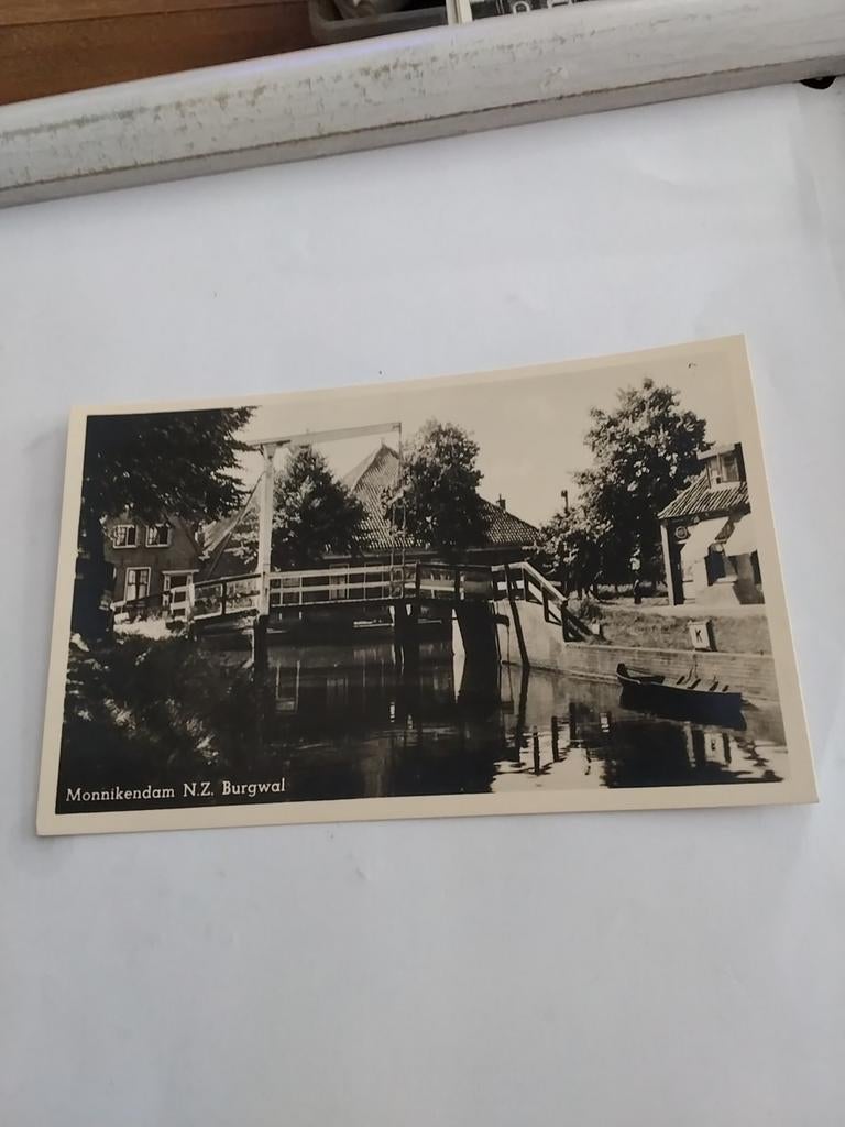 MONNICKENDAM. N.Z. BURGWAL, Verzamelen, Ansichtkaarten | Nederland, Ophalen of Verzenden, Voor 1920, Zuid-Holland